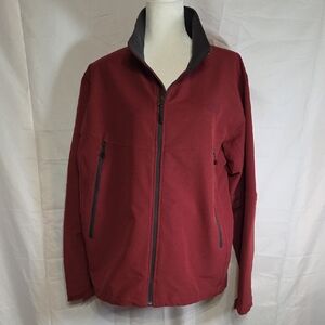 The North Face Men's Maroon Windbreaker Jacket